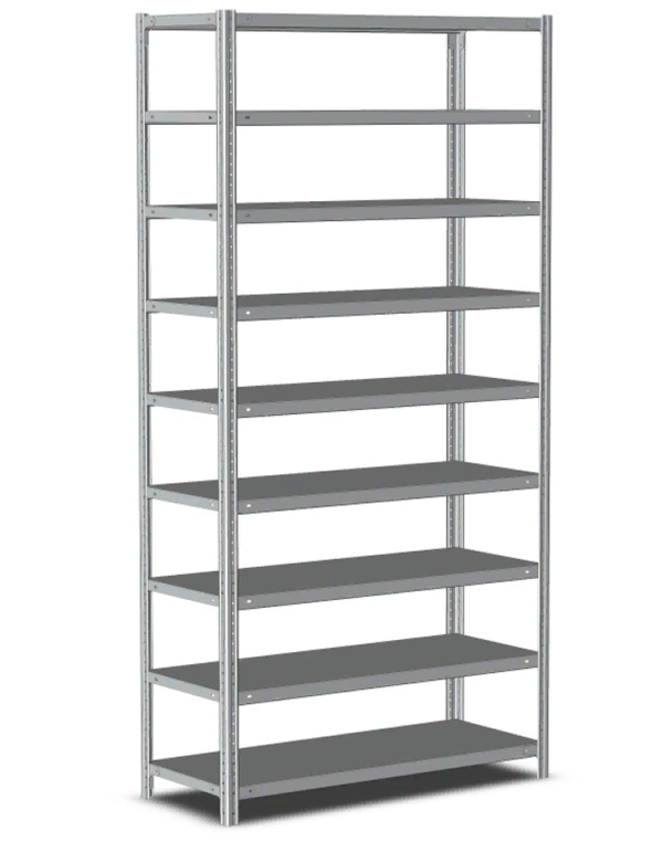 Стеллаж металлический Титан МС-500 1800х1200х500 9 полок