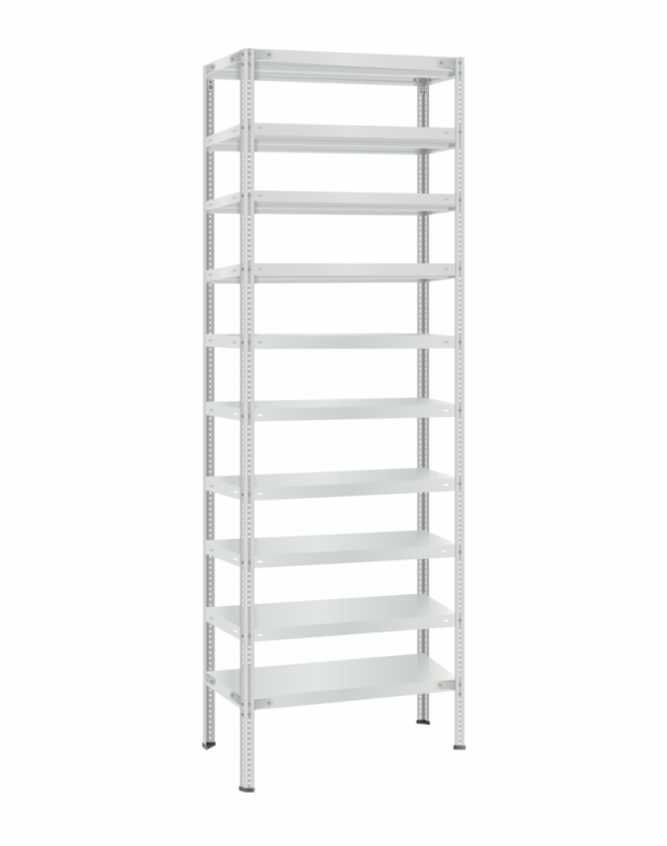 Стеллаж металлический Титан МС-500 2400х700х300 10 полок
